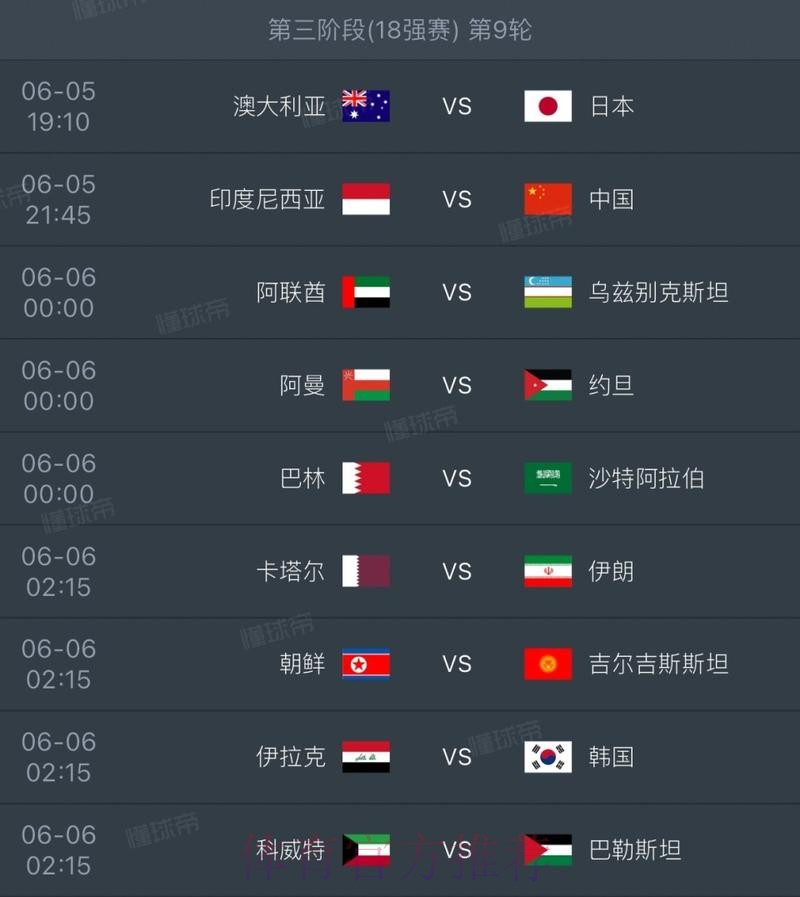 2026世界杯小组赛赛程更新